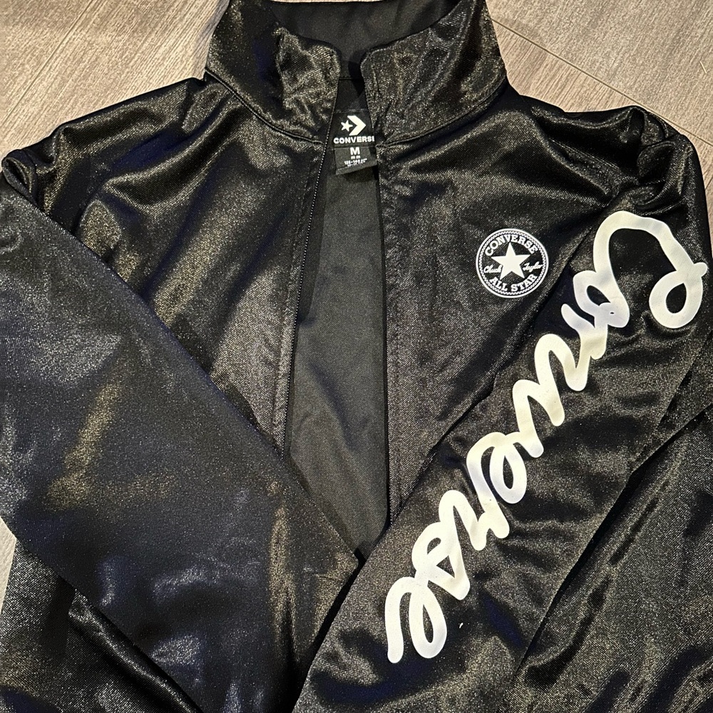 Converse Black Zip-Up Jacket
